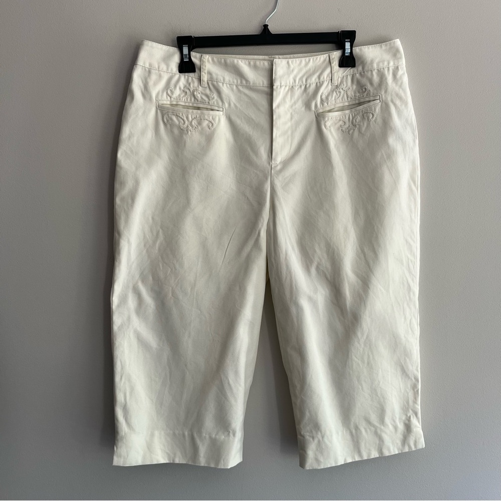 Ralph Lauren Cream Women's Bermudas size 12